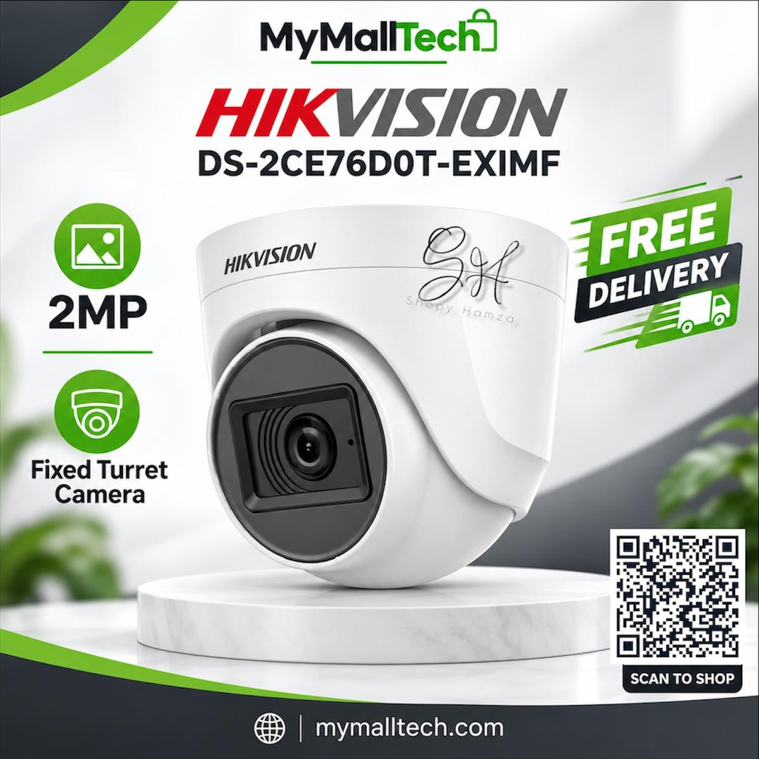 Hikvision Camera de surveillance Turret 2MP